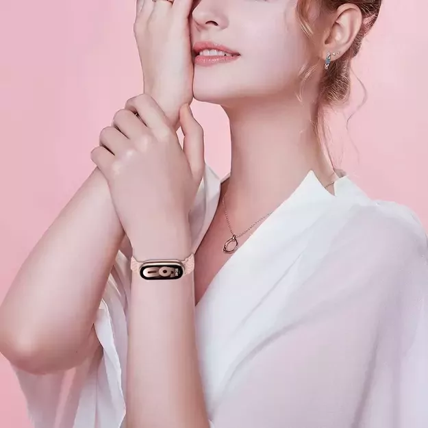 Tech-Protect NylonMag Strap for Xiaomi Smart Band 8 / 9 / NFC - Beige 3