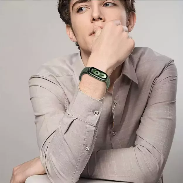 Tech-Protect NylonMag Strap for Xiaomi Smart Band 8 / 9 / NFC - Beige 4