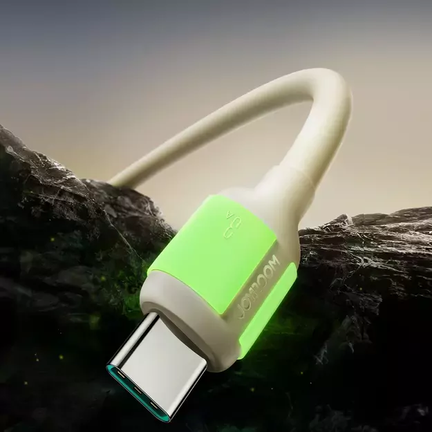 Joyroom S-A53 3A USB-A - USB-C Cable with Fluorescent Tip 1.2m - Beige 4