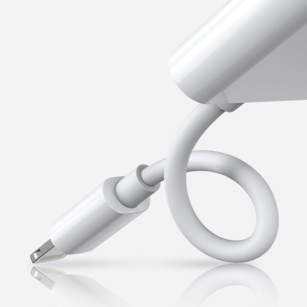 Joyroom S-Y104 headphone Lightning / 2x Lightning adapter - white 1