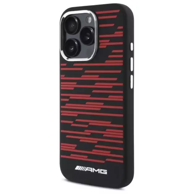 AMG Silicone Graphics MagSafe case for iPhone 16 Pro - black 8