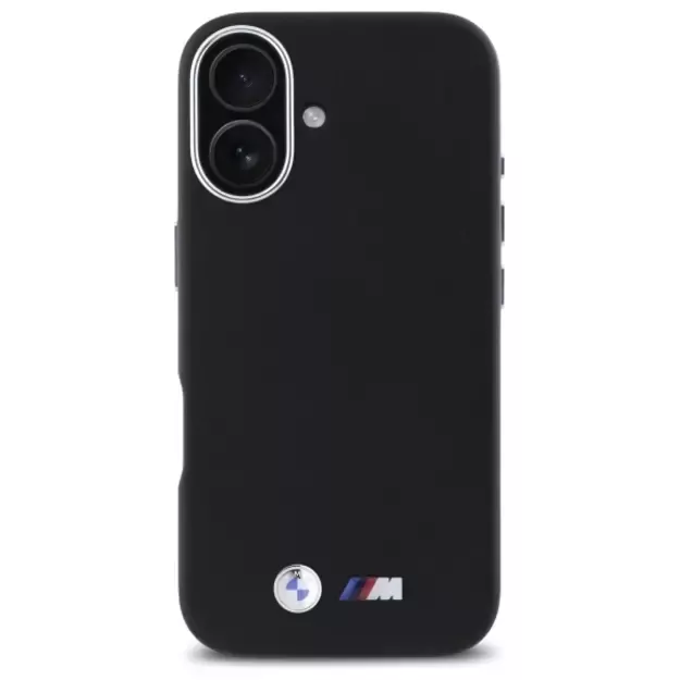 BMW M Smooth Full Wrapped Metal MagSafe iPhone 16 Case - Black 9