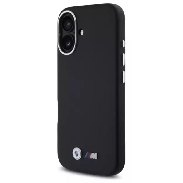 BMW M Smooth Full Wrapped Metal MagSafe iPhone 16 Case - Black 8