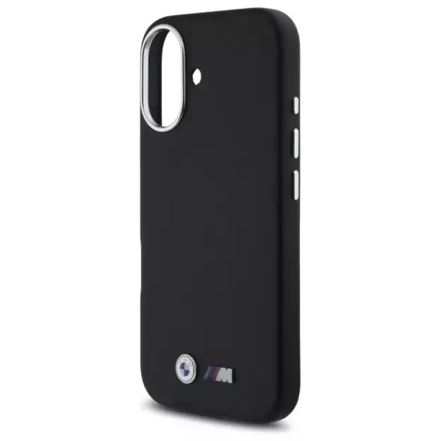 BMW M Smooth Full Wrapped Metal MagSafe iPhone 16 Case - Black 12