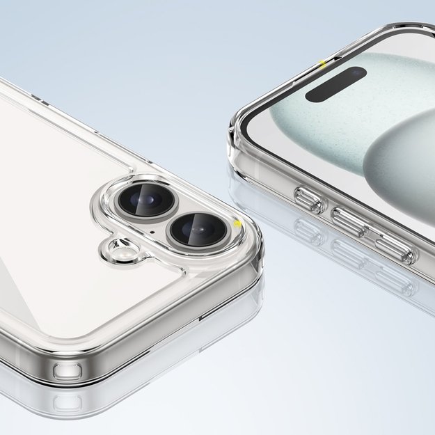 Outer Space Case with Gel Frame for iPhone 16 - Clear 5