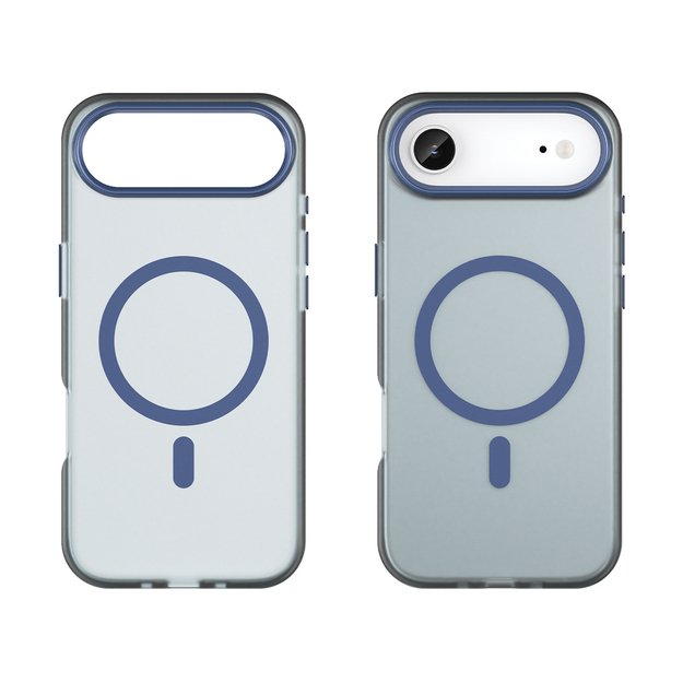 Magnetic Abrasive iPhone 17 Air Case Compatible with MagSafe - Matte Blue 1
