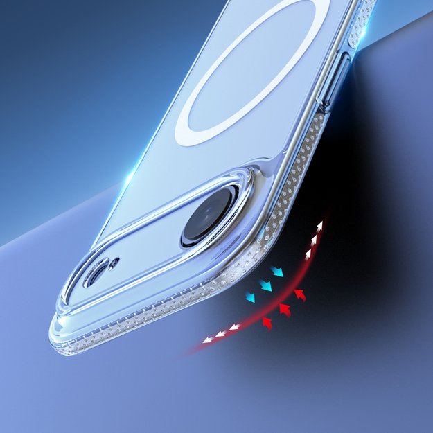 Dux Ducis Clin Mag Case for iPhone 17 Air Compatible with MagSafe - Transparent 7