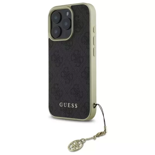 Guess 4G Charms Collection case for iPhone 16 Pro Max - black 8