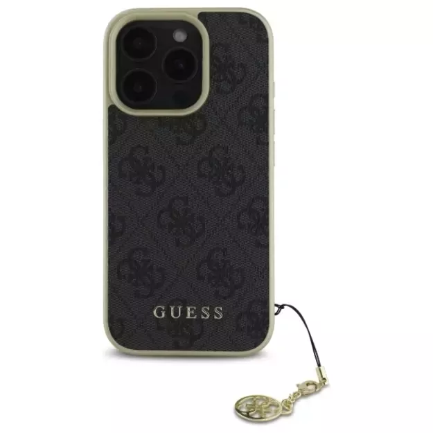 Guess 4G Charms Collection case for iPhone 16 Pro Max - black 9