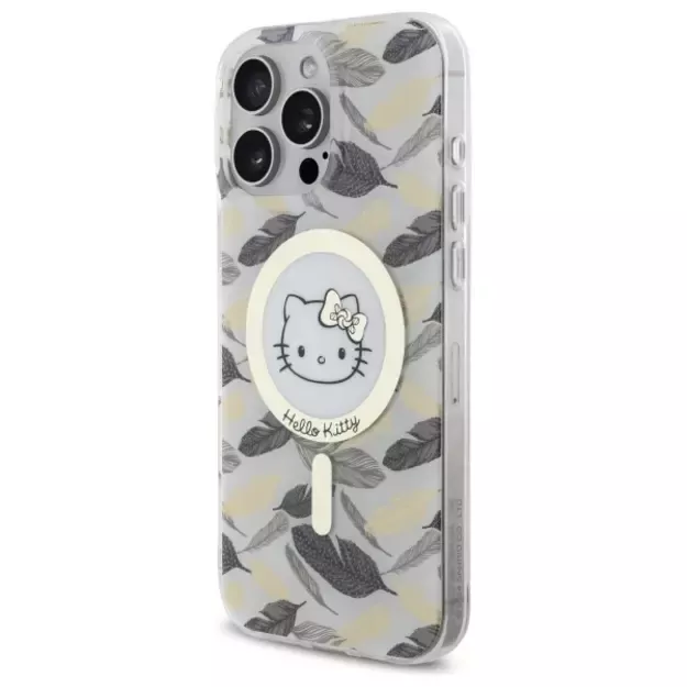 Hello Kitty IML Golden Leaves MagSafe Case for iPhone 16 Pro Max - White 8