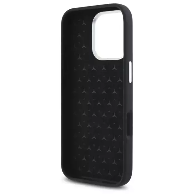 Mercedes Silicone Tonal Logo MagSafe iPhone 16 Pro Case - Black 13