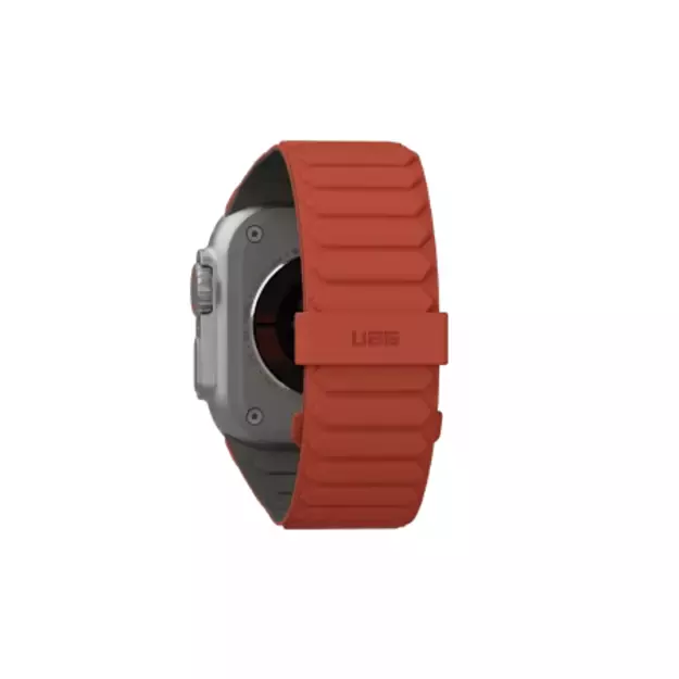 UAG Pathfinder Silicone Double-Sided Magnetic Strap for Apple Watch 42 / 44 / 45 / 46 / 49mm - Gray-Orange 3