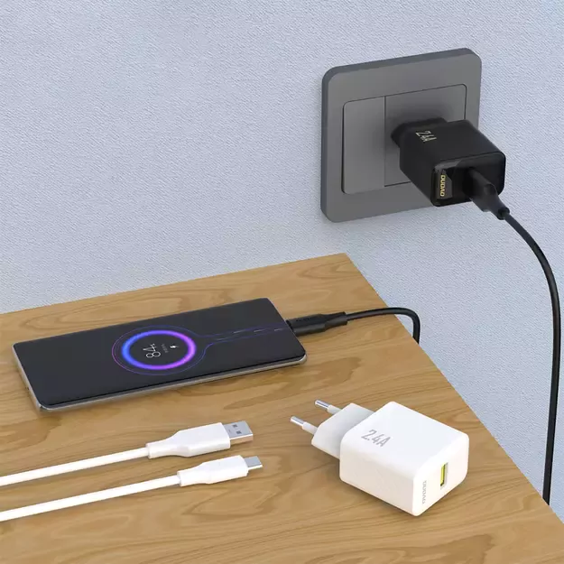 Dudao A23 2.4A USB-A Charger - White 5