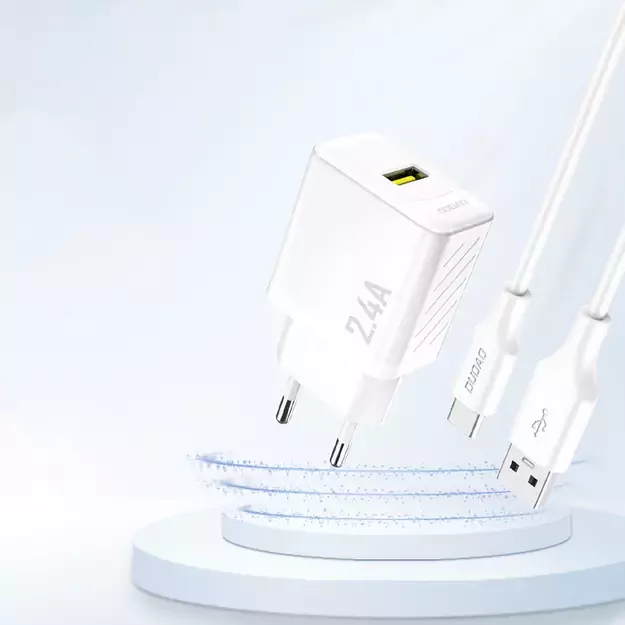 Dudao A23 2.4A USB-A Charger - White 4