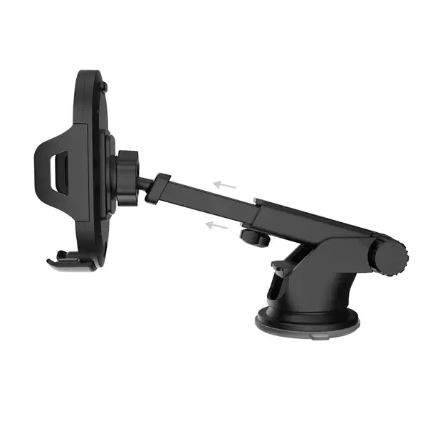 Dudao Telescopic Gravity Car Windshield Mount Holder Black (new F2S black) 1