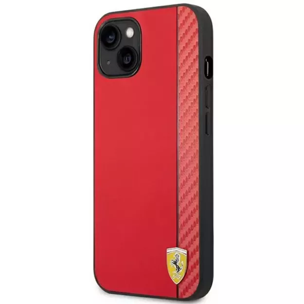 Ferrari FEHCP14MAXRE iPhone 14 Plus 6.7&quot  red/red hardcase Carbon 1