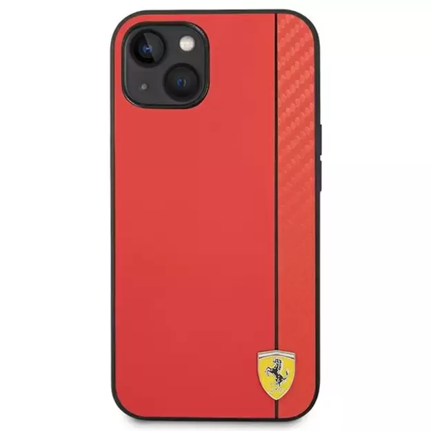 Ferrari FEHCP14MAXRE iPhone 14 Plus 6.7&quot  red/red hardcase Carbon 2