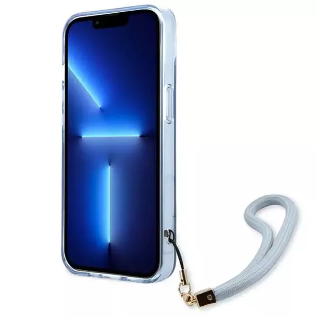 Guess GUHCP13SHTSGSB iPhone 13 mini 5,4 &quot blue / blue hardcase Translucent Stap 4