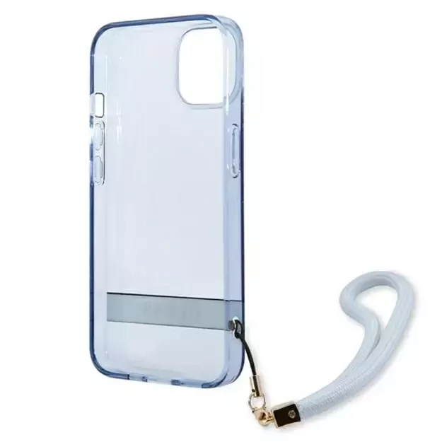 Guess GUHCP13SHTSGSB iPhone 13 mini 5,4 &quot blue / blue hardcase Translucent Stap 6