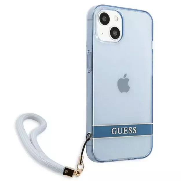 Guess GUHCP13SHTSGSB iPhone 13 mini 5,4 &quot blue / blue hardcase Translucent Stap 3