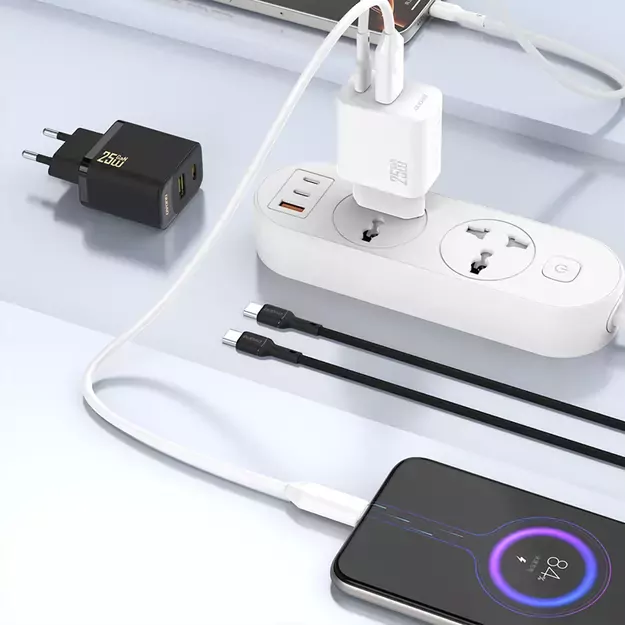 Dudao A27 25W GaN USB-C Wall Charger - Black 4