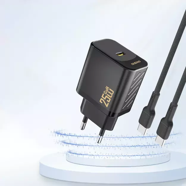 Dudao A27 25W GaN USB-C Wall Charger - Black 5