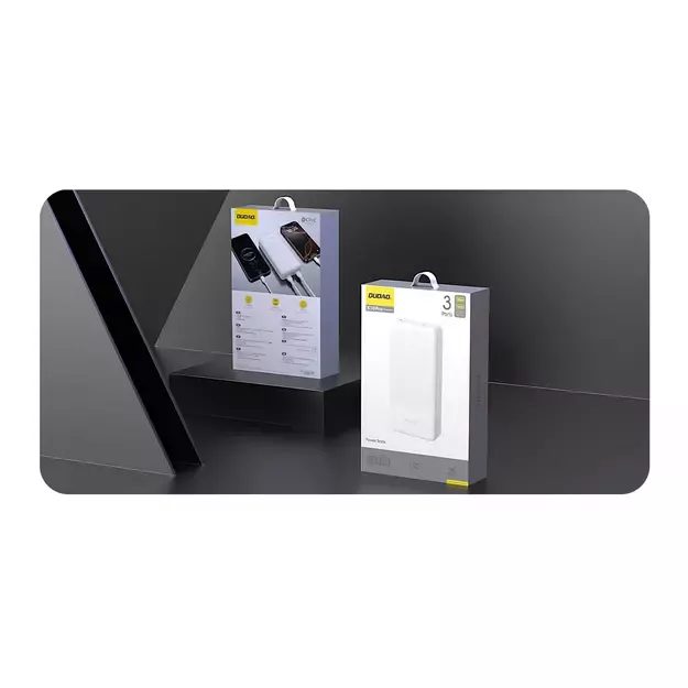 Powerbank Dudao K10Pro 2.4A 20000mAh 2 x USB-A - white 3