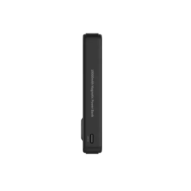Powerbank Wozinsky WLWP-10KA0Y3S 22.5W PD Qi2 10000 mAh, with stand, 1x USB-A, 1x USB-C - black 10