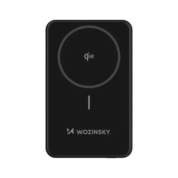 Powerbank Wozinsky WLWP-10KA0Y3S 22.5W PD Qi2 10000 mAh, with stand, 1x USB-A, 1x USB-C - black 14
