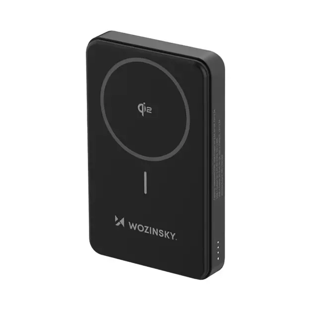 Powerbank Wozinsky WLWP-10KA0Y3S 22.5W PD Qi2 10000 mAh, with stand, 1x USB-A, 1x USB-C - black 31