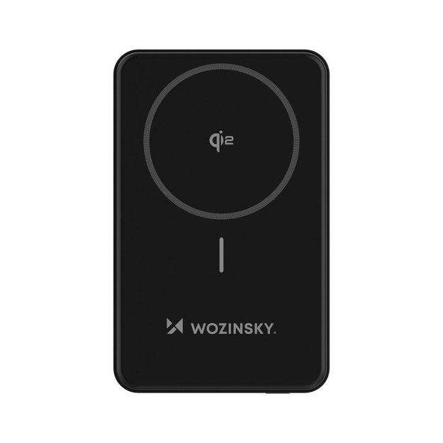 Powerbank Wozinsky WLWP-10KA0Y3S 22.5W PD Qi2 10000 mAh, with stand, 1x USB-A, 1x USB-C - black 23