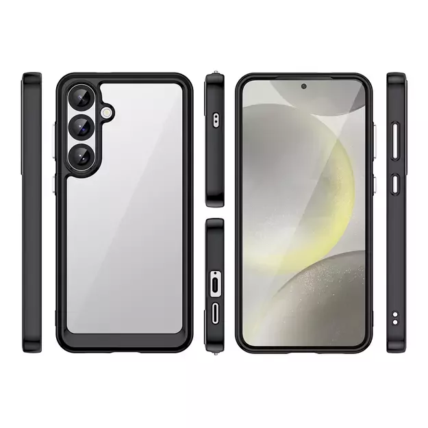 Outer Space Case with Gel Frame for Samsung Galaxy S25+ - Black 7