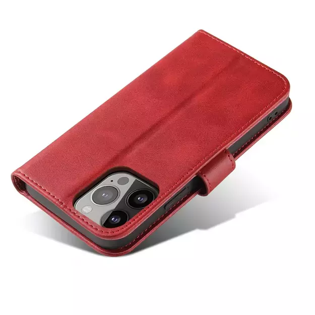 Magnet Case with Flip for Samsung Galaxy S25 Ultra - Red 12