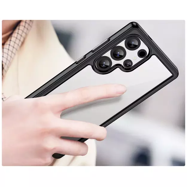 Outer Space Case with Gel Frame for Samsung Galaxy S25 Ultra - Black 4