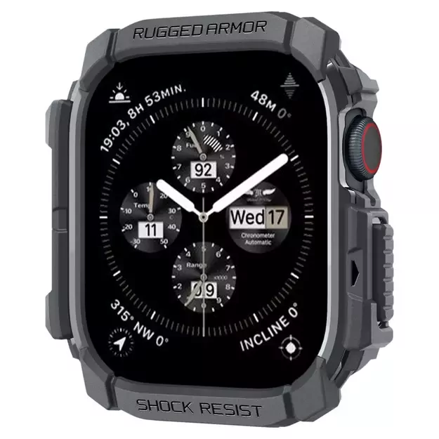 Spigen Rugged Armor Case for Apple Watch 10 46mm - Gray 26