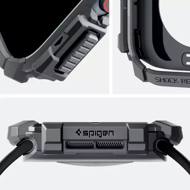 Spigen Rugged Armor Case for Apple Watch 10 46mm - Gray 20