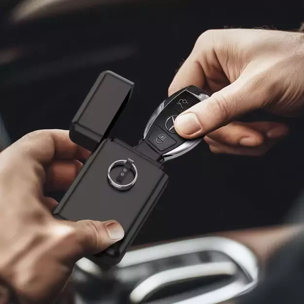Tech-Protect KLR200 Metal Car Key Case RFID Blocking - Black 4