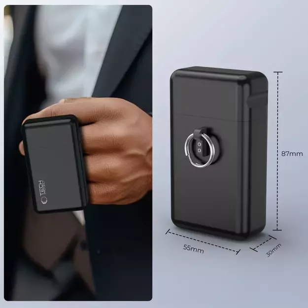 Tech-Protect KLR200 Metal Car Key Case RFID Blocking - Black 7