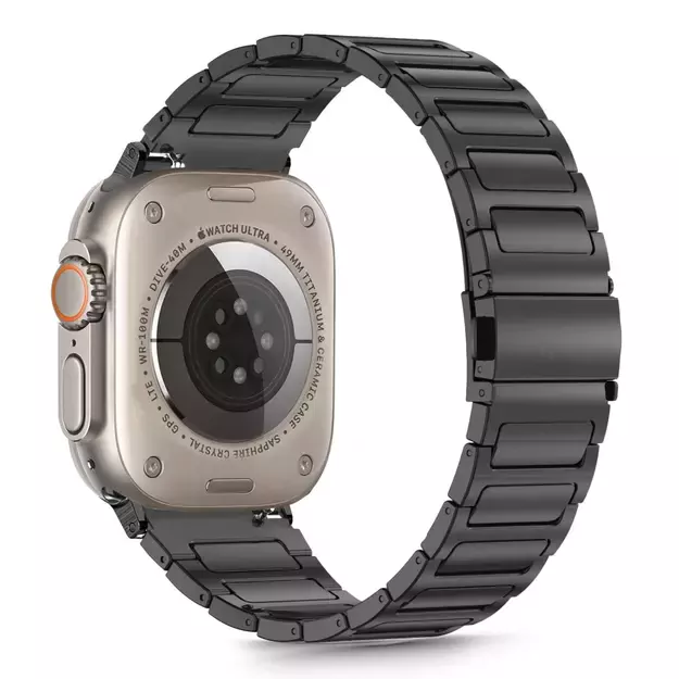 Tech-Protect Stainless Bracelet for Apple Watch 44 / 45 / 46 / 49 mm - Black 5