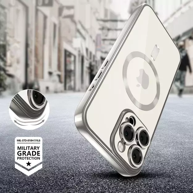 Tech-Protect MagFlex MagSafe case for iPhone 16 Pro - titanium 1