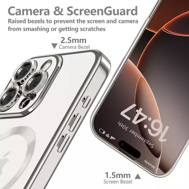 Tech-Protect MagFlex MagSafe case for iPhone 16 Pro - titanium 2