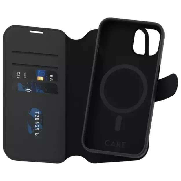 CARE by PanzerGlass Feature Tango 2in1 Wallet MagSafe Case for iPhone 13 / 14 - Black 1