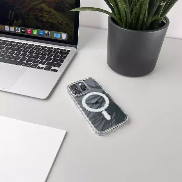 Wozinsky Ultra Clear MagSafe Case for Samsung Galaxy S25+ - Clear 3