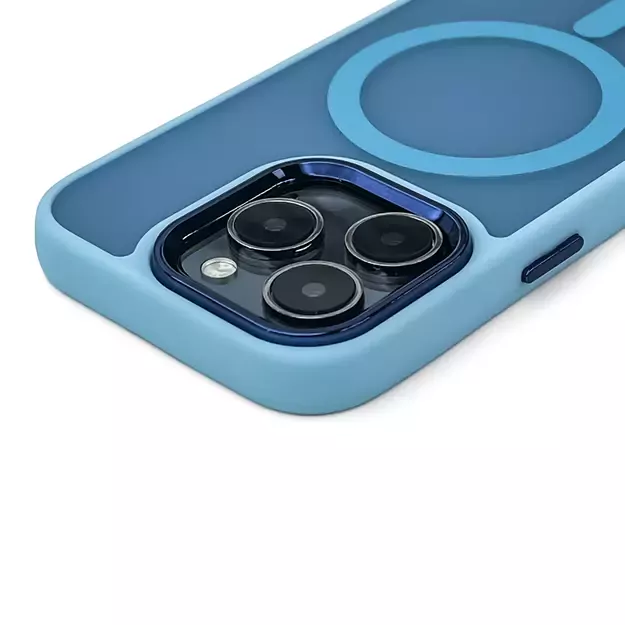 Wozinsky Fashion Case with MagSafe for Samsung Galaxy S24 FE - Blue 3