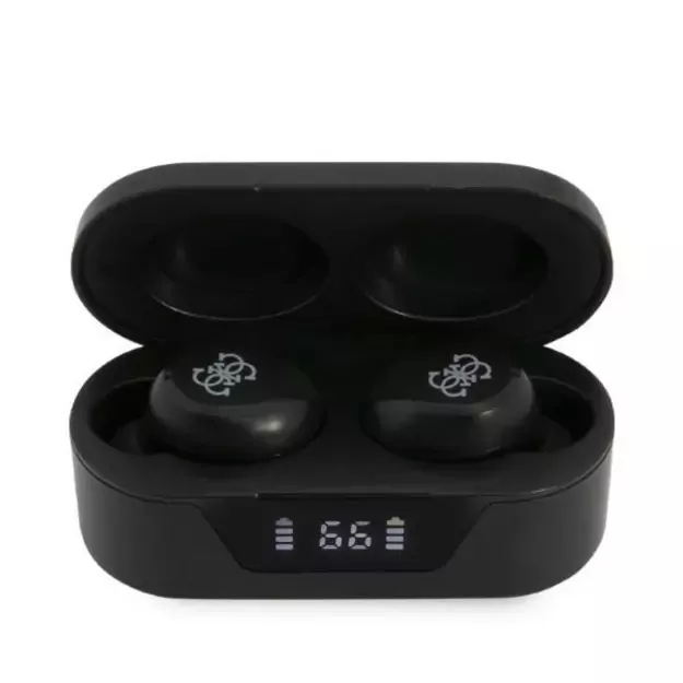 Guess GUTWST31EK TWS Bluetooth headphones + docking station - black 1