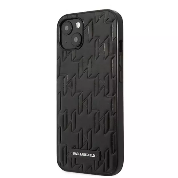 Karl Lagerfeld KLHCP13SMNMP1K iPhone 13 mini 5,4 &quot hardcase black / black Monogram Plaque