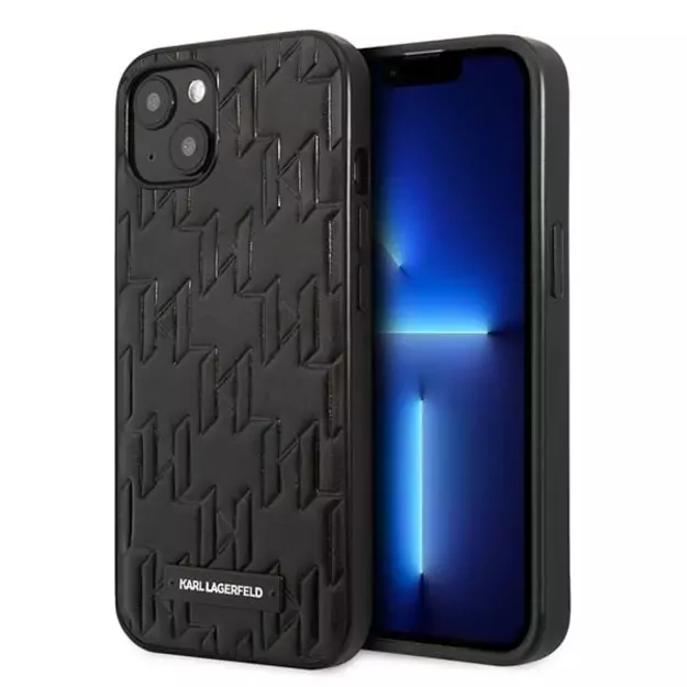 Karl Lagerfeld KLHCP13SMNMP1K iPhone 13 mini 5,4 &quot hardcase black / black Monogram Plaque 7