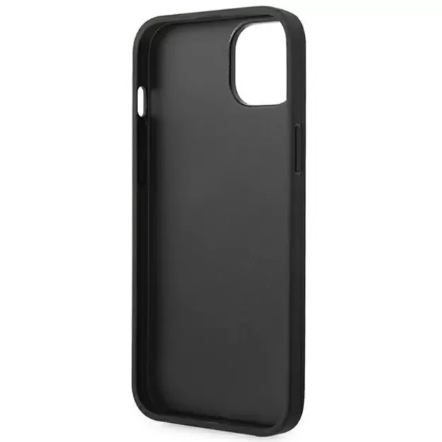 Karl Lagerfeld KLHCP14MSAKLHPK iPhone 14 Plus 6.7 &quot hardcase black / black Saffiano Mono Metal Logo 6