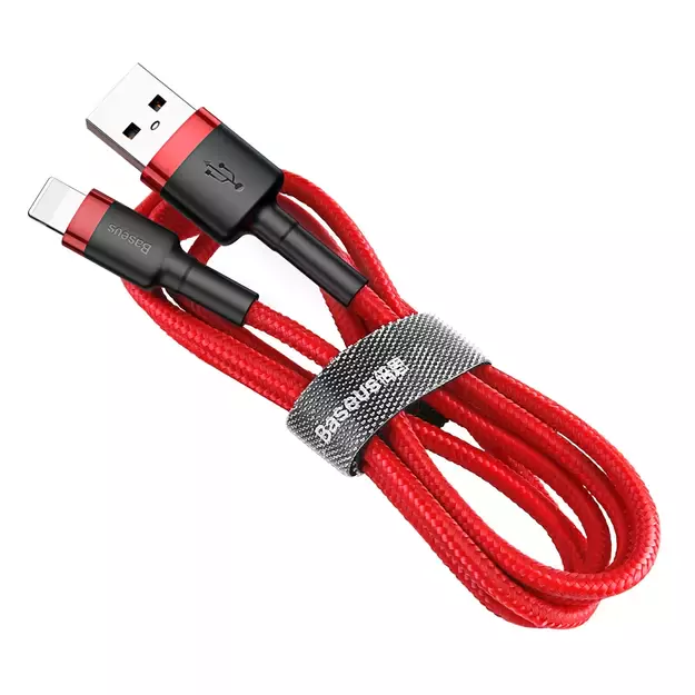 Baseus Cafule USB-A / Lightning 2.4A QC 3.0 cable 0.5 m - red 1