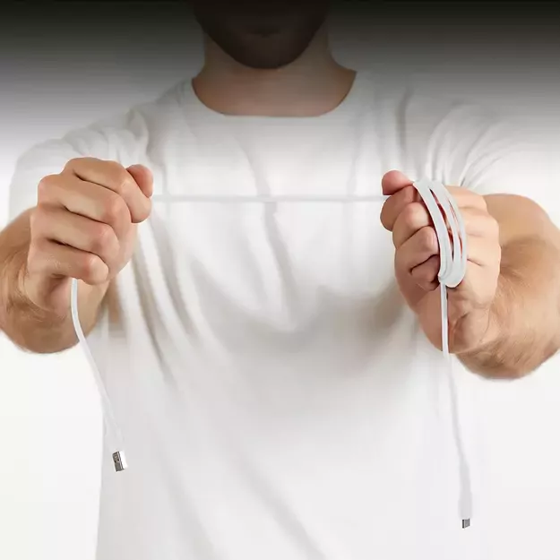 SBS TECABLEMICROC15W USB-A - USB-C Cable 1.5m - White 3